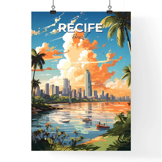 Recife Brazil Skyline - A City By The Water  Poster