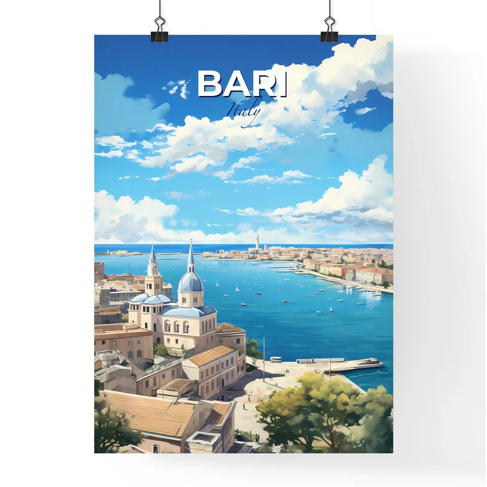 Bari Italy Skyline - A City By The Water - Customizable Travel Gift Default Title