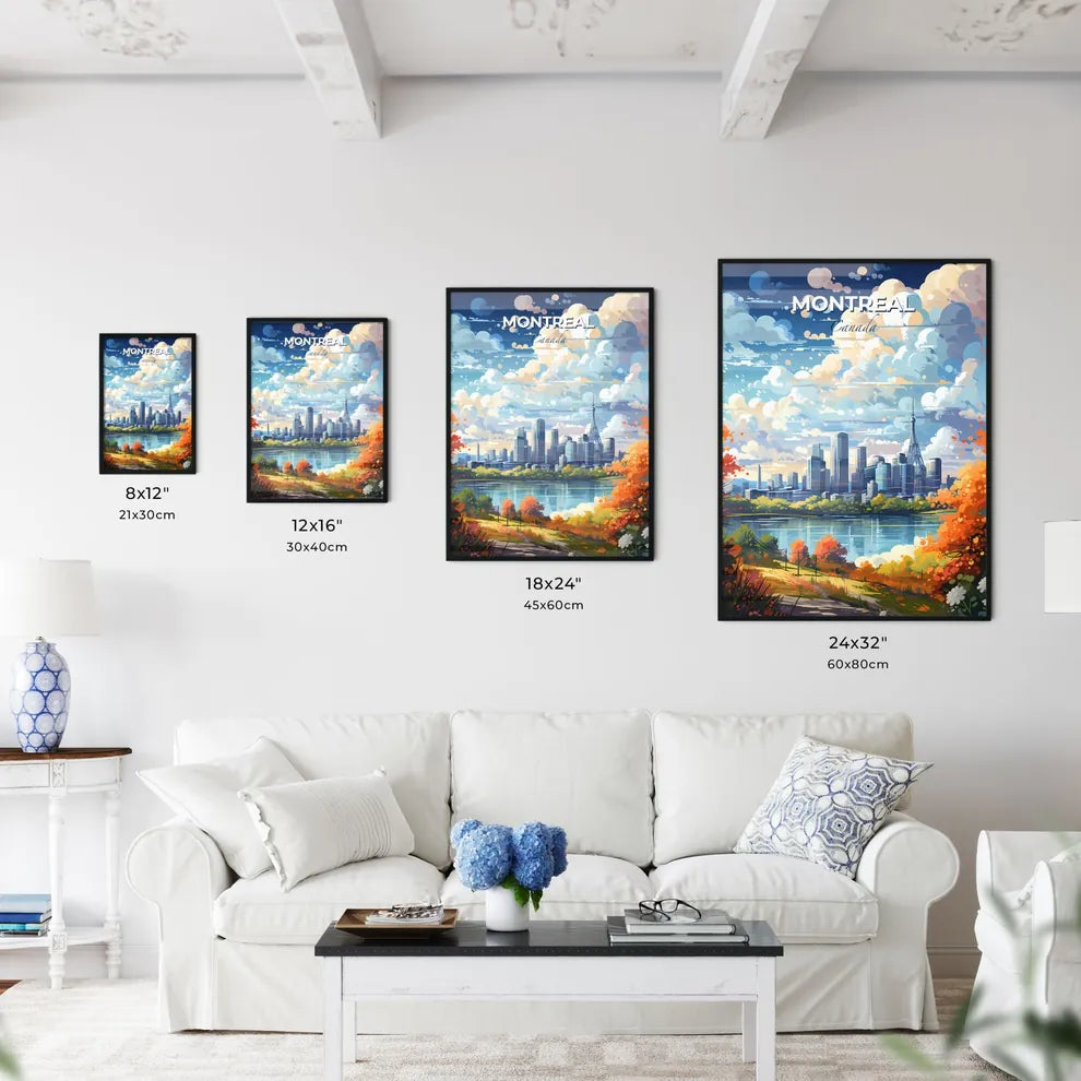 Montreal Canada Skyline - A City By A Lake - Customizable Travel Gift Default Title