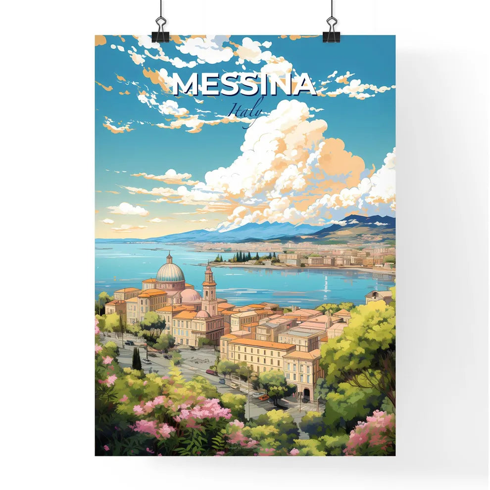 Messina Italy Skyline - A City By The Water - Customizable Travel Gift Default Title