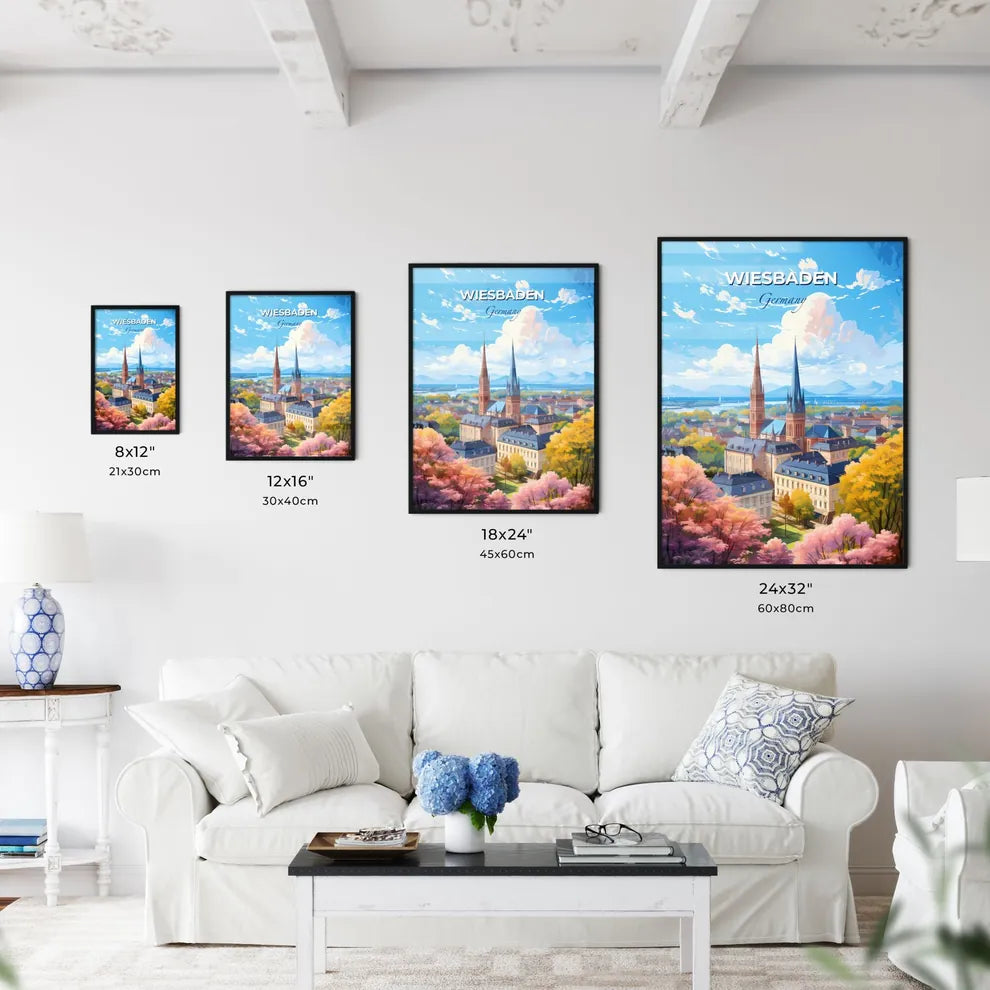 Wiesbaden Germany Skyline - A City With Tree - Kitchen Hangings