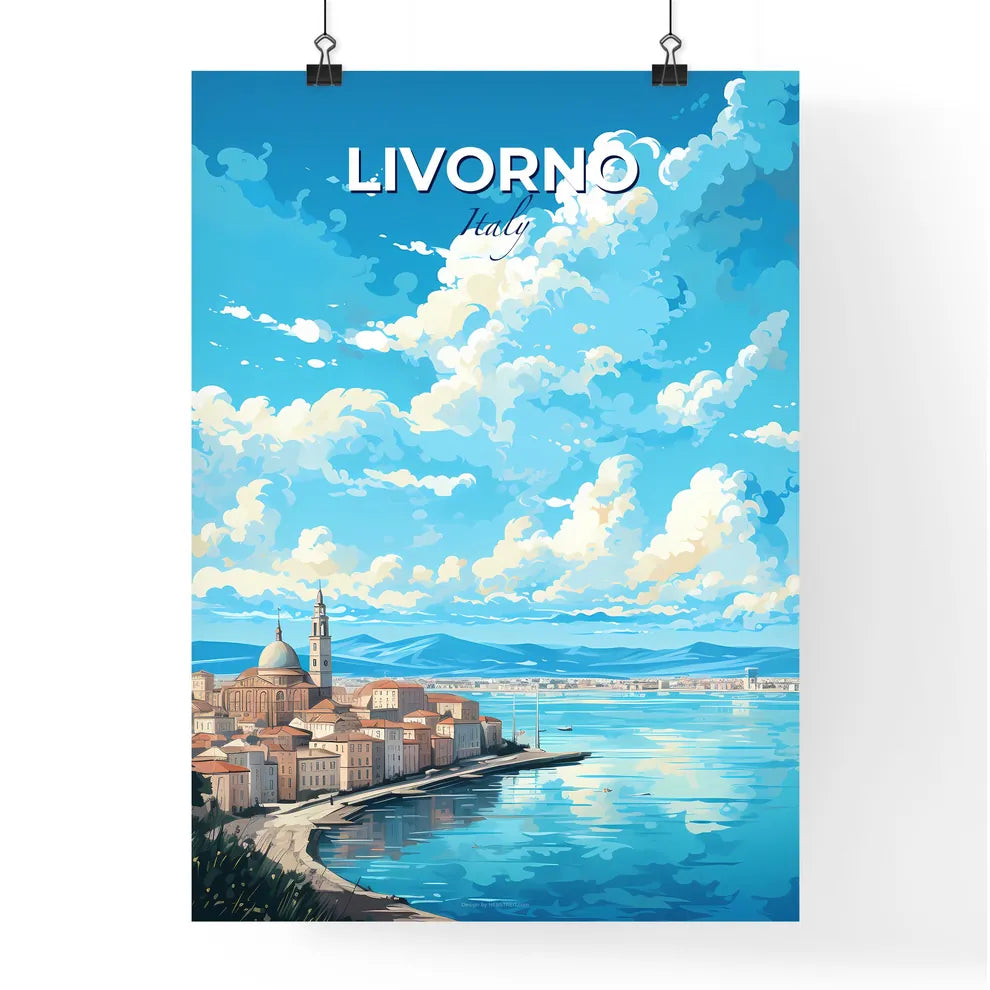 Livorno Italy Skyline - A City Next To A Body Of Water - Customizable Travel Gift Default Title