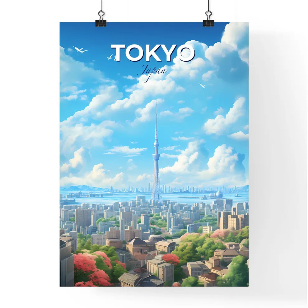 Tokyo Japan Skyline - A City With A Tall Tower - Customizable Travel Gift Default Title