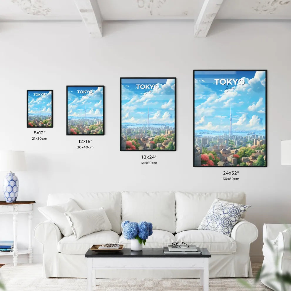 Tokyo Japan Skyline - A City With A Tall Tower - Customizable Travel Gift Default Title