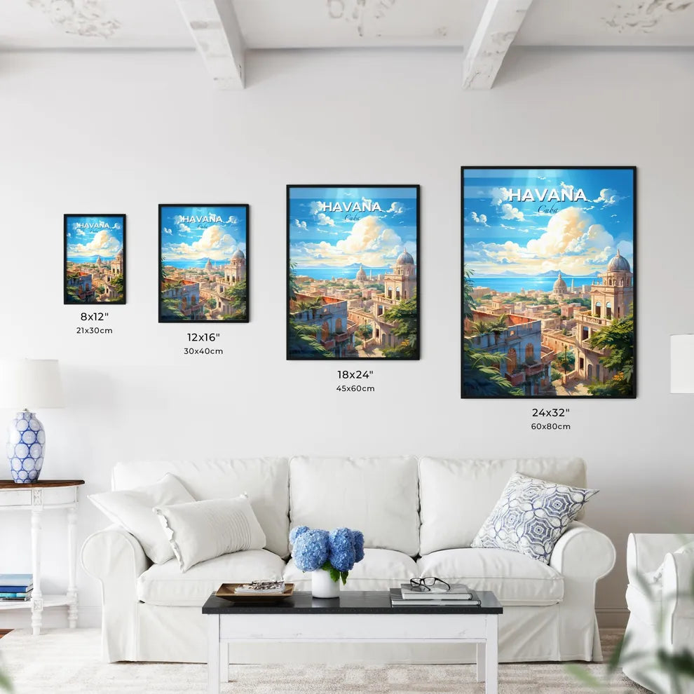 Havana Cuba Skyline - A City With Trees And Buildings - Customizable Travel Gift Default Title