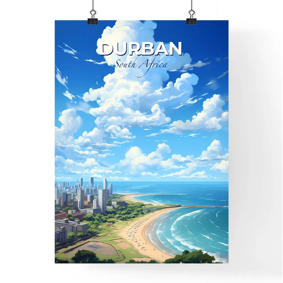 Durban South Africa Skyline - A City On A Beach - Customizable Travel Gift Default Title