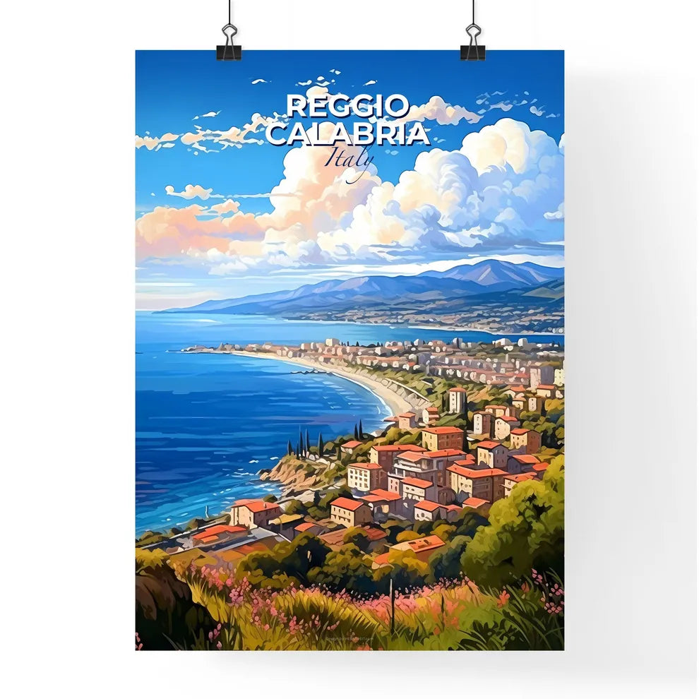Reggio Calabria Italy Skyline - A City On A Beach - Customizable Travel Gift Default Title