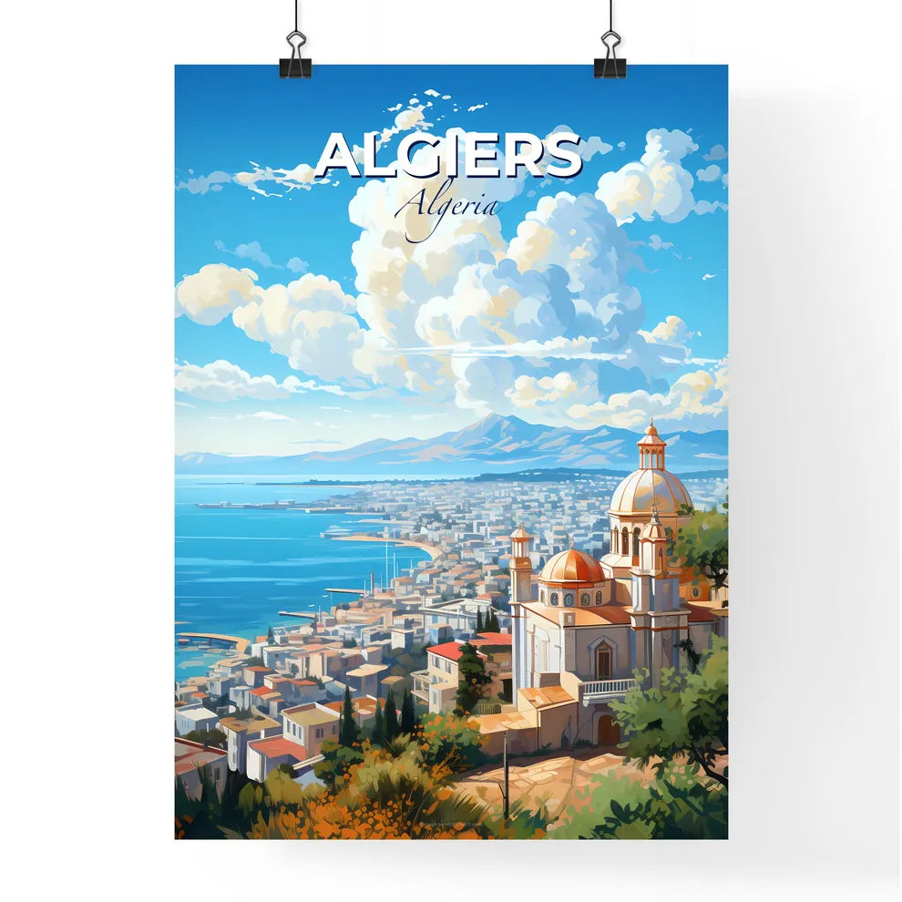 Algiers Algeria Skyline - A City By The Water - Customizable Travel Gift Default Title