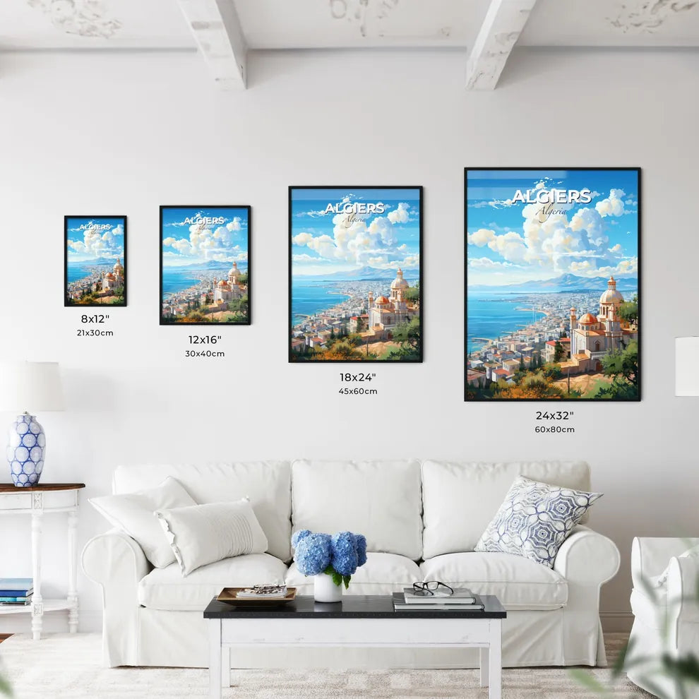 Algiers Algeria Skyline - A City By The Water - Customizable Travel Gift Default Title