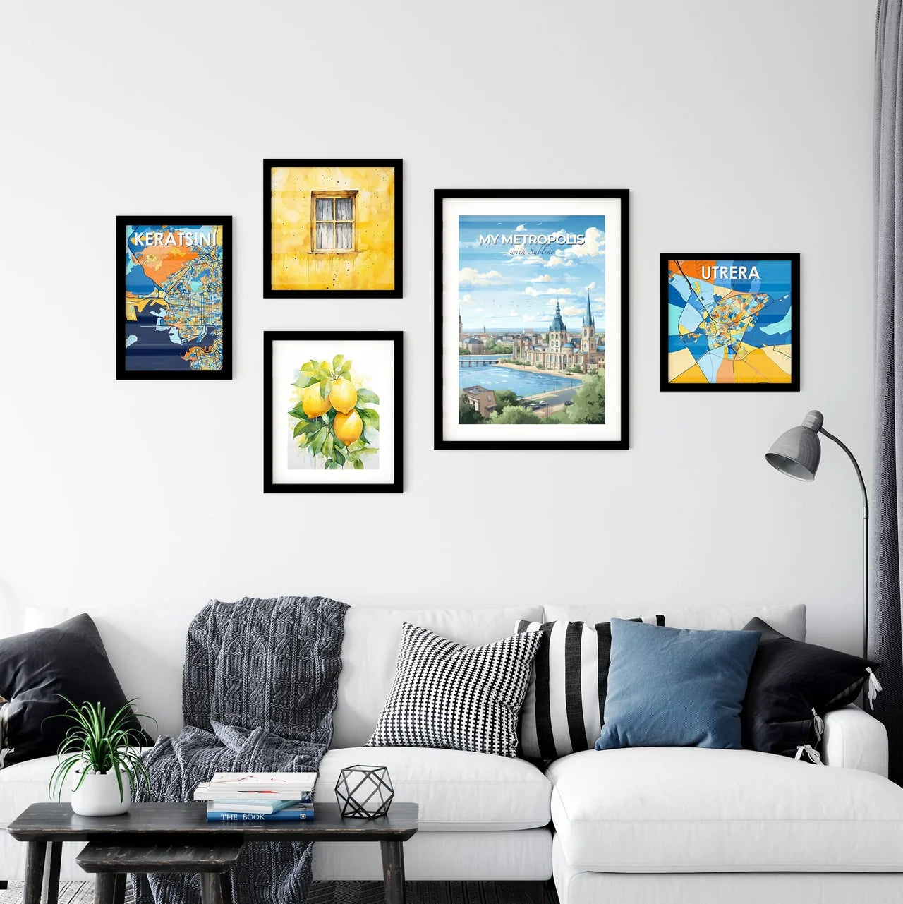 Custom City Poster, Creative Hometown City ART - Design your own travel poster now!