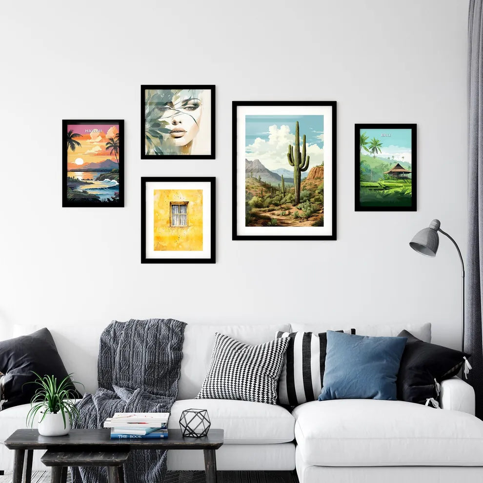 A Poster of Saguaro National Park - A Cactus Wall Art