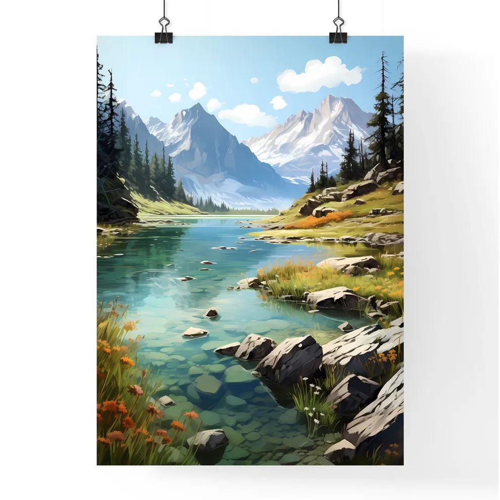 A Poster of BANFF National Park - A River Wi Poster