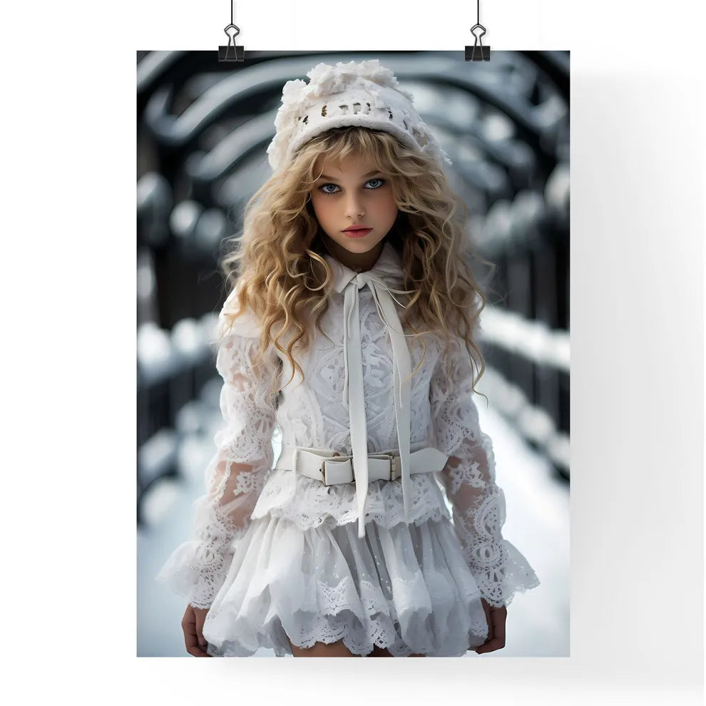 A Poster of In the cold season of snowflakes Poster