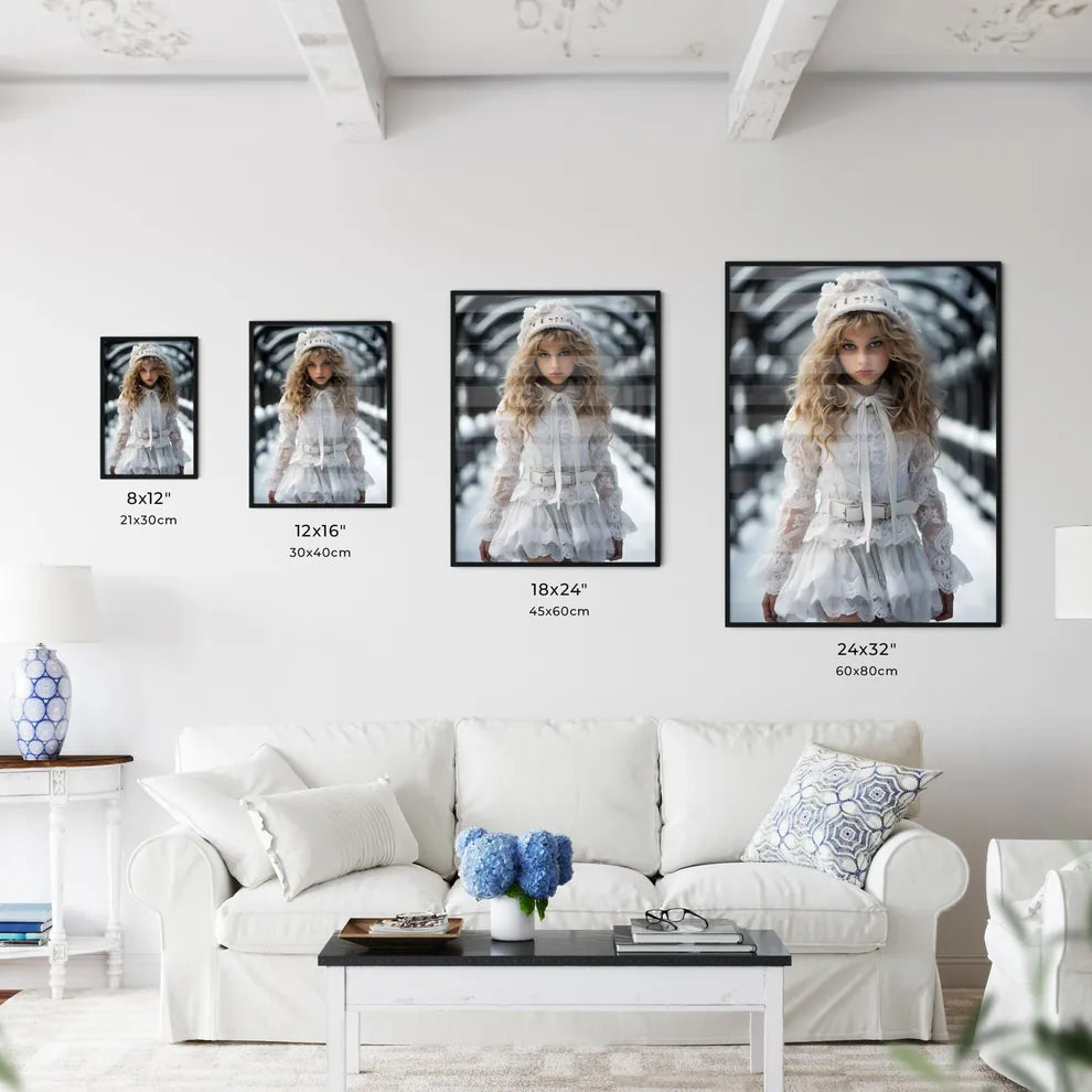 A Poster of In the cold season of snowflakes - Kitchen Hangings