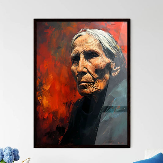 A Poster of Mrs - Framed Art Print