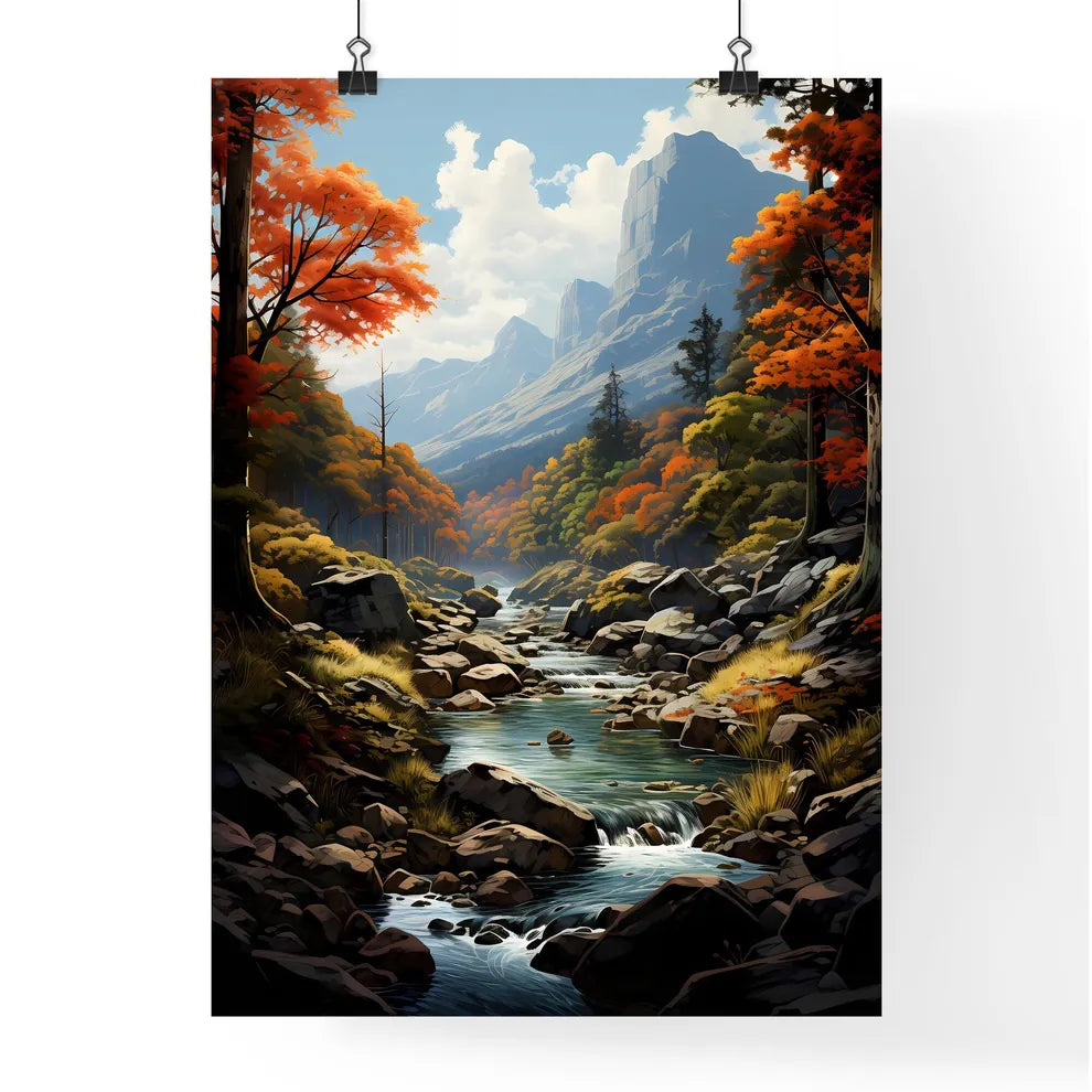 A Poster of Great Smoky National Park - A Ri Poster