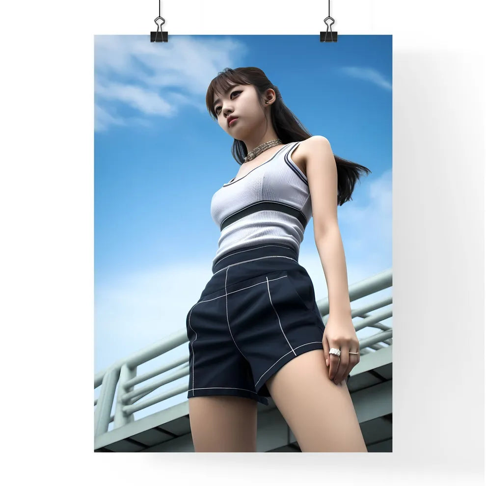 A Poster of full body font view angle - A Wo Poster