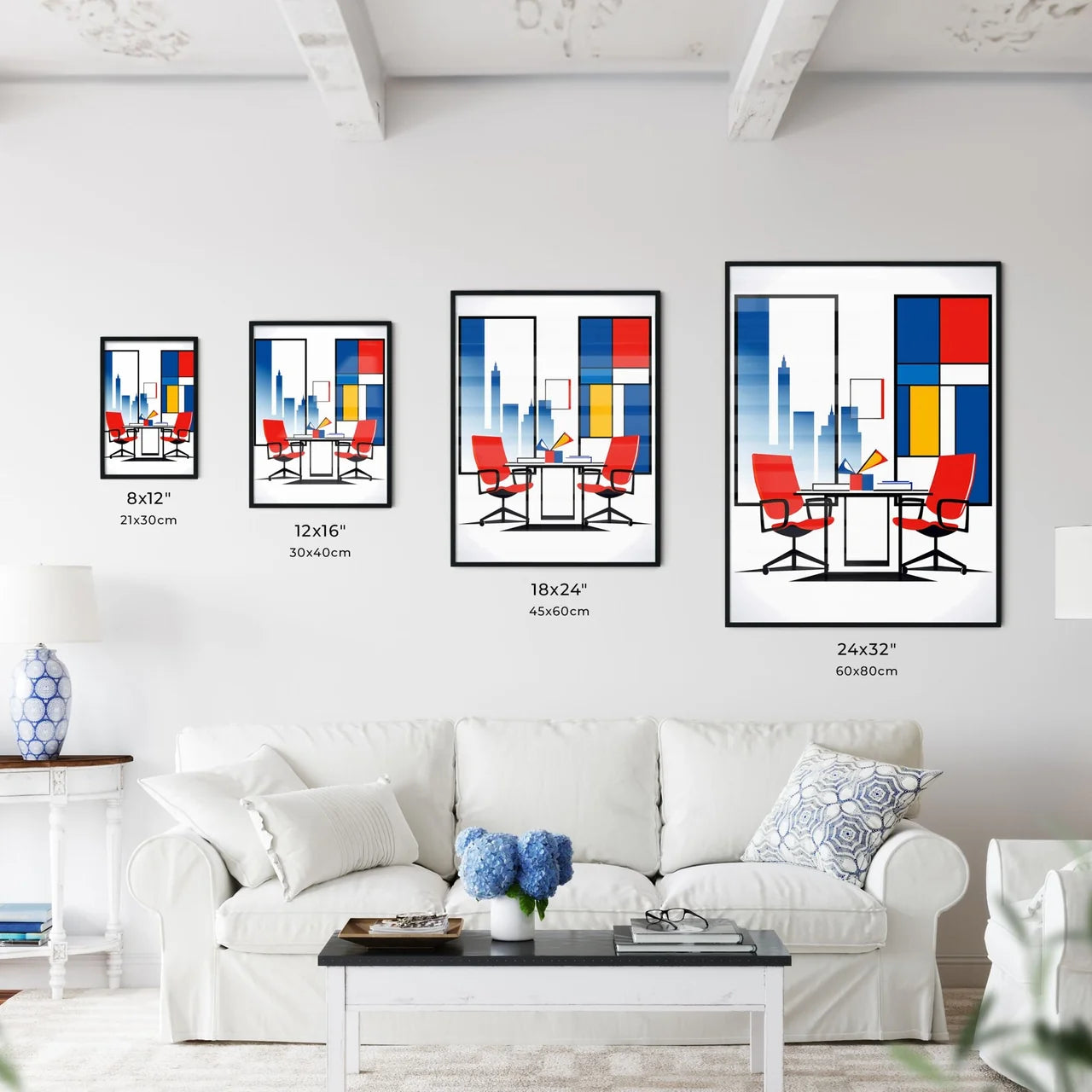 A Poster of minimalist office art - A Drawin - Kitchen Hangings