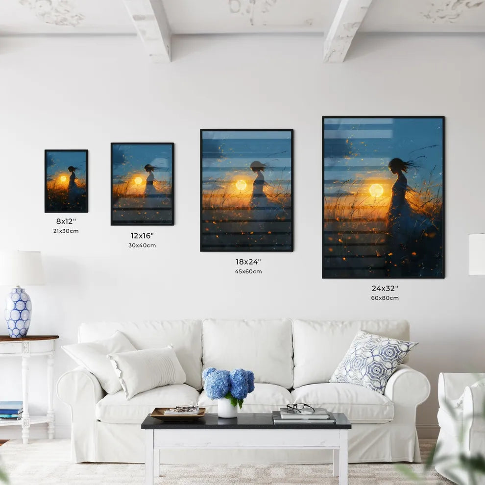 A Poster of a nocturne - A Woman In A - Kitchen Hangings