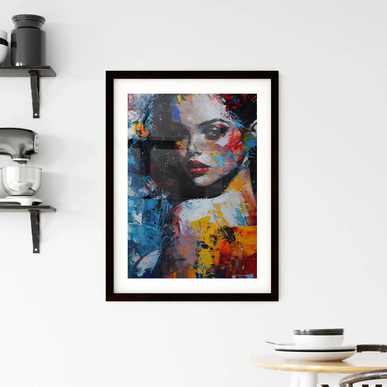 A Poster of Mrs Framed Print