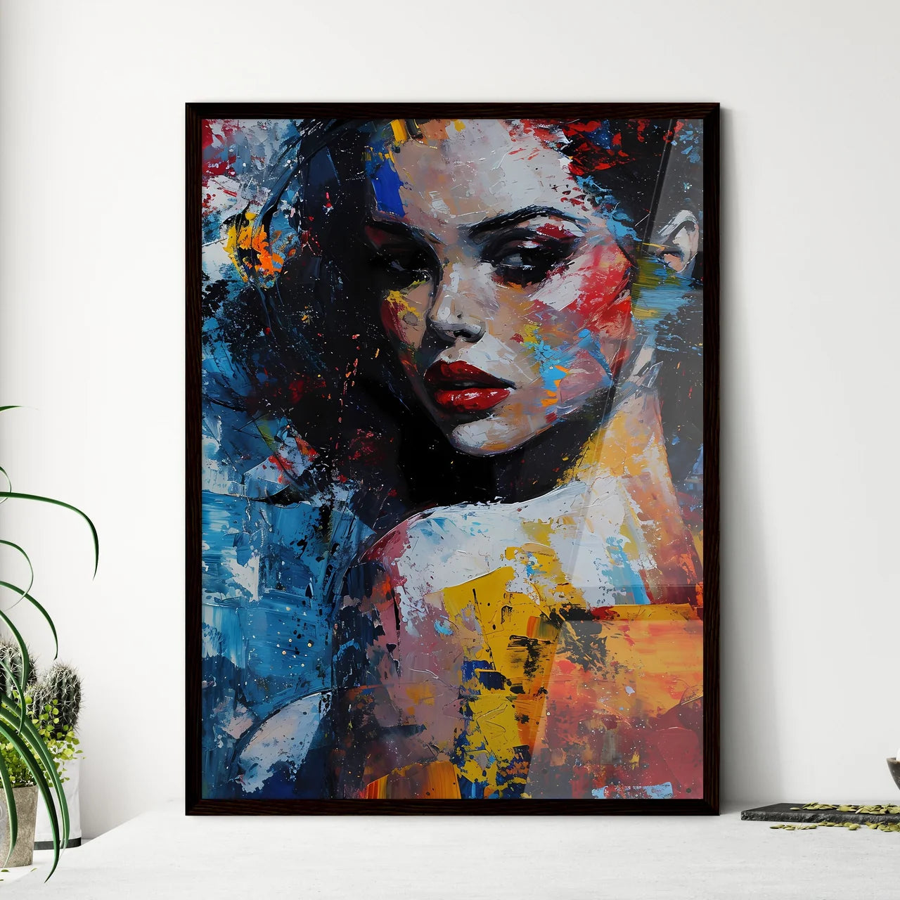 A Poster of Mrs - Framed Art Print
