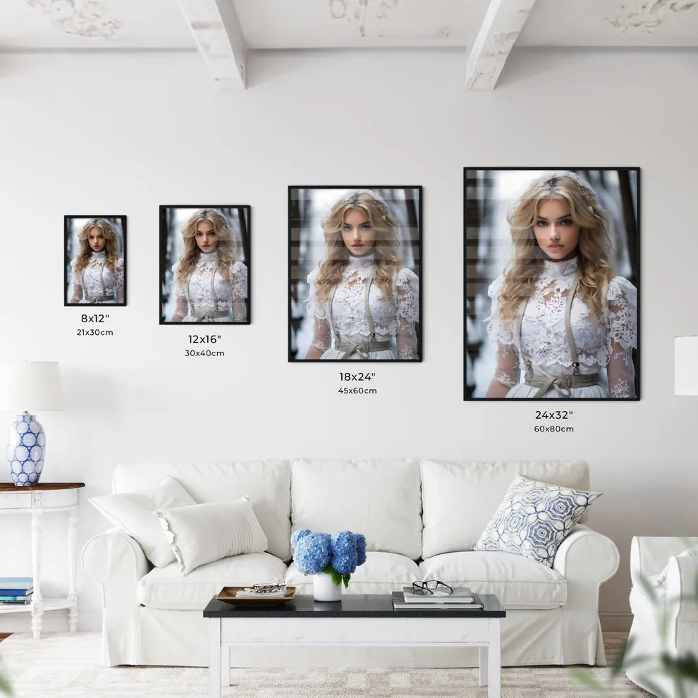 A Poster of In the cold season of snowflakes - Kitchen Hangings