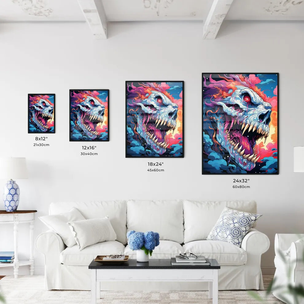 A Poster of low dutch angle digital acid trip  Size Chart