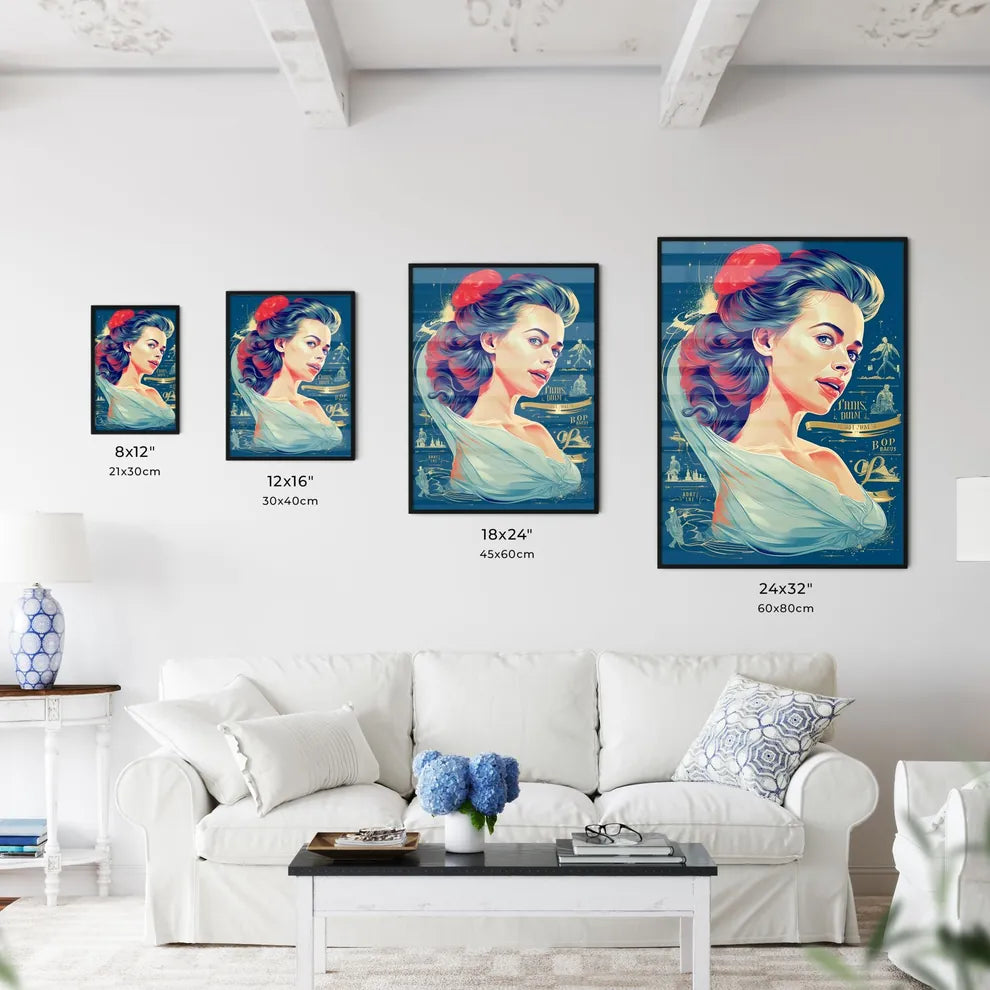 A Poster of Cinderella running in her chic - - Kitchen Hangings