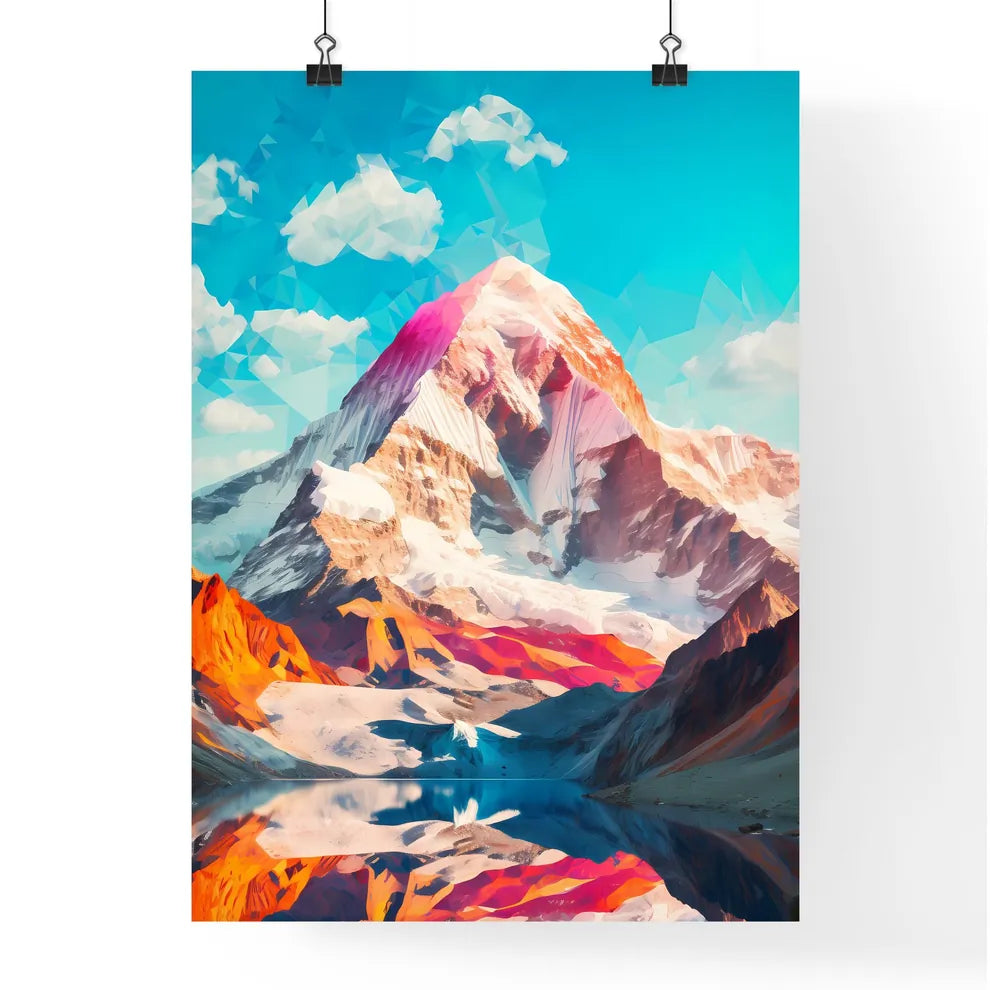 A Poster of The highest mountain in the worl Poster