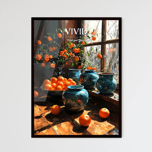 A Poster of impressionistic still life - A V - Framed Art Print