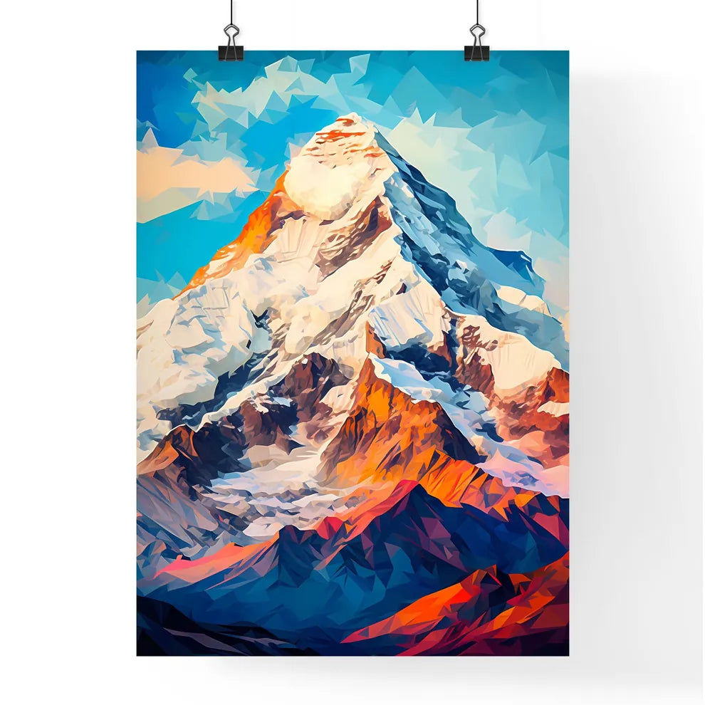 A Poster of The highest mountain in the worl Poster