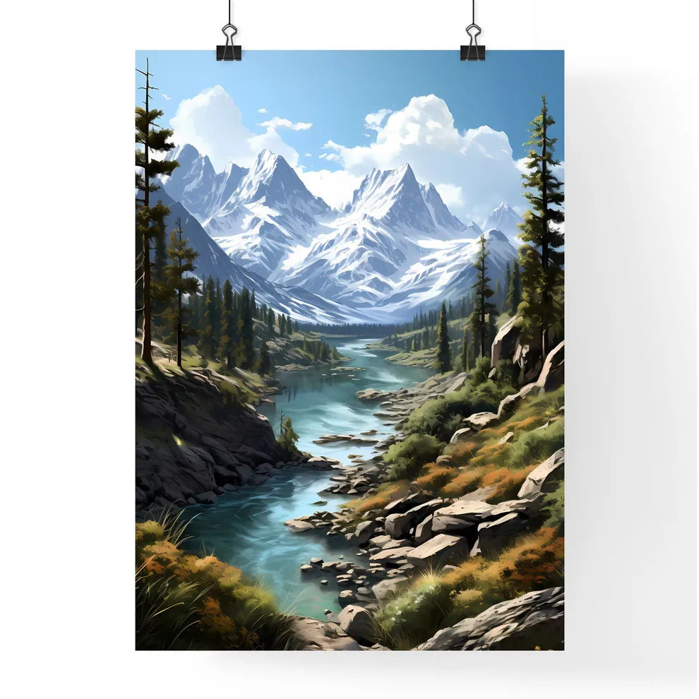 A Poster of BANFF National Park - A River Ru Poster