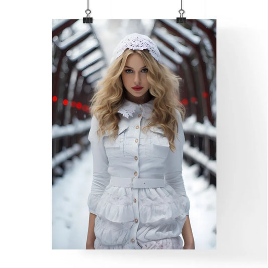 A Poster of In the cold season of snowflakes Poster