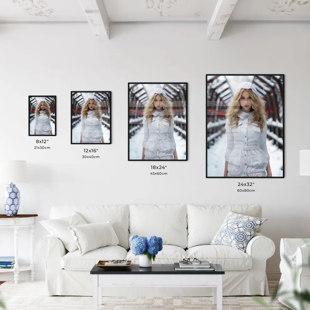 A Poster of In the cold season of snowflakes - Kitchen Hangings