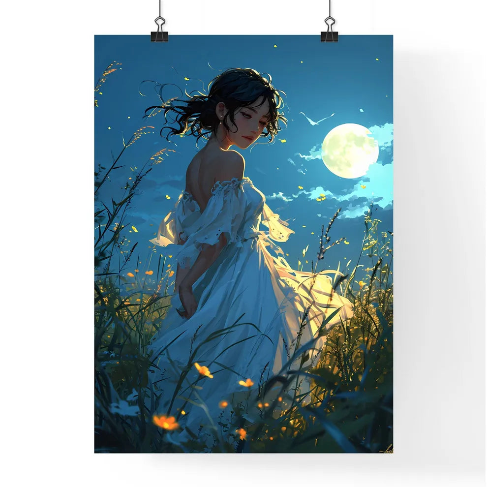 A Poster of a nocturne - A Woman In A Poster