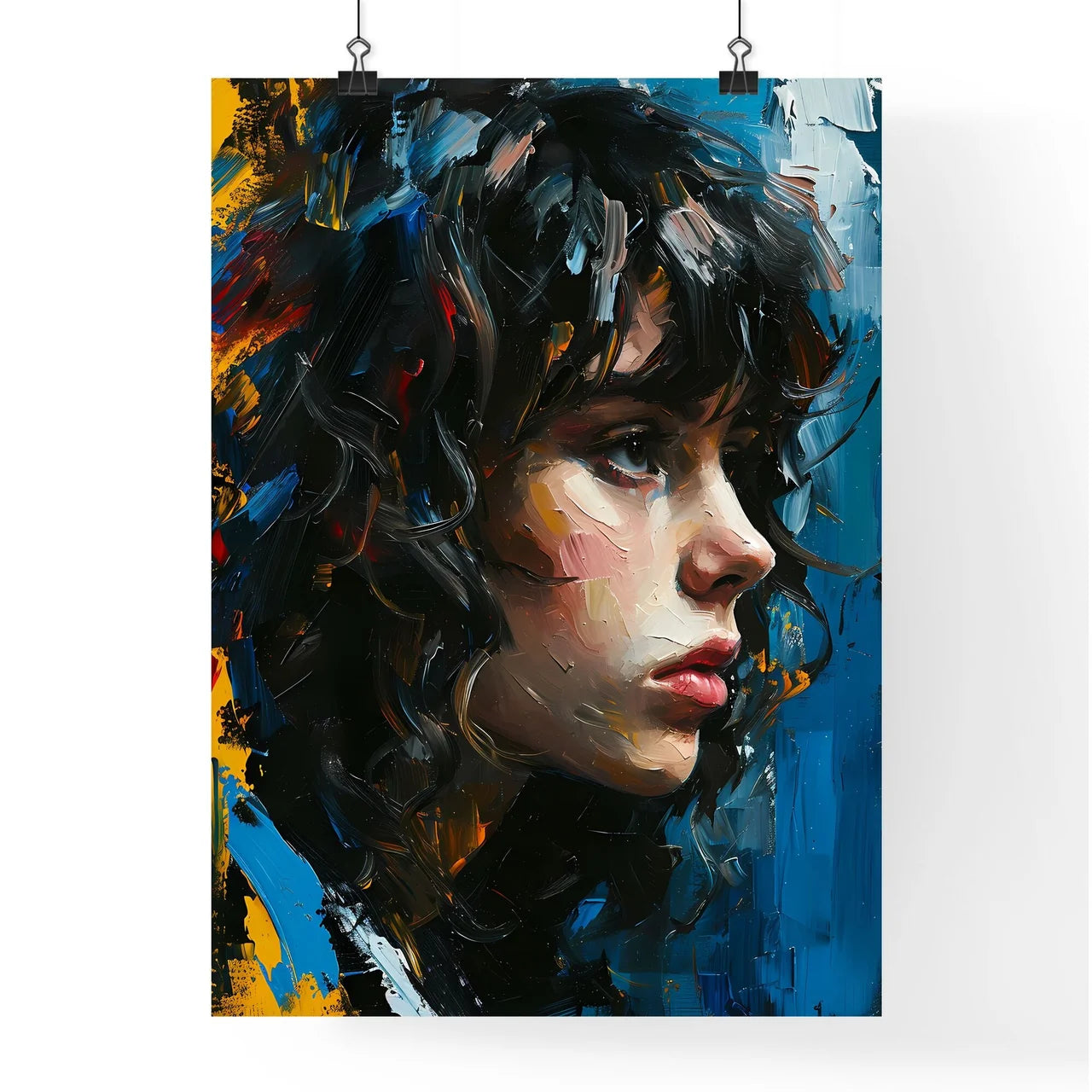 A Poster of Phyllis Dietrichson Portrait wit Poster