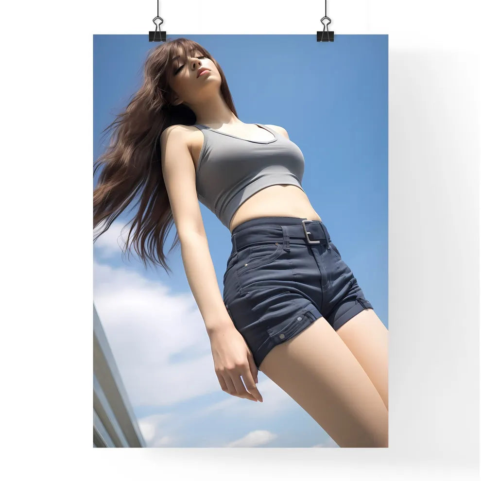 A Poster of full body font view angle - A Wo Poster