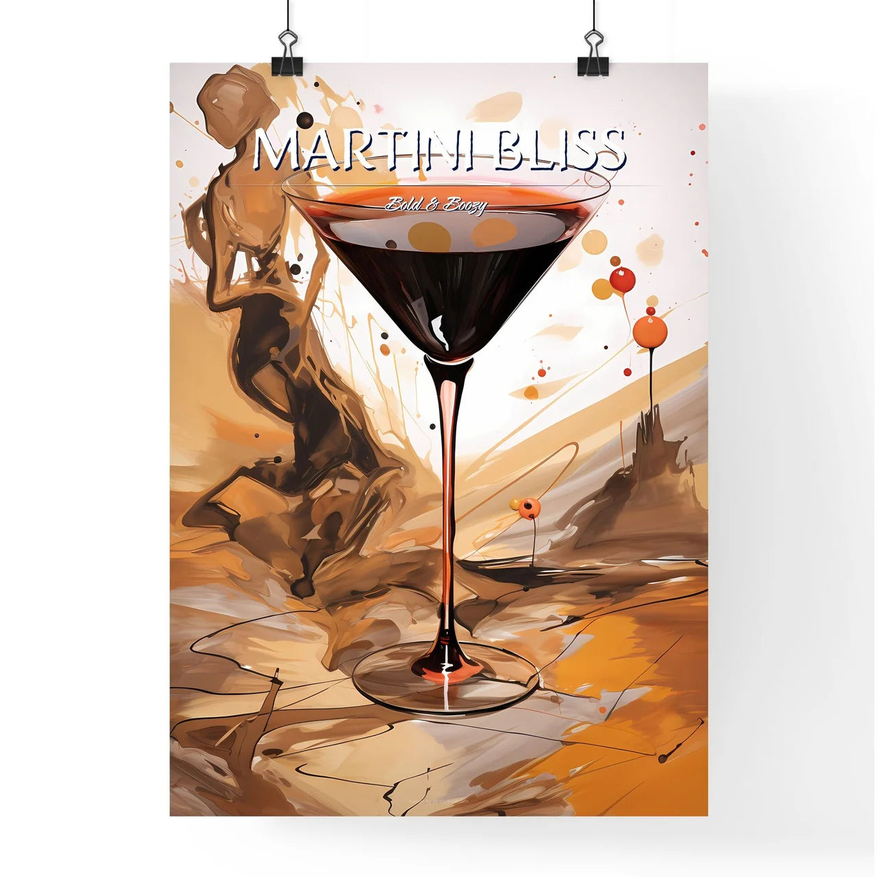 A Poster of Espresso martini - A Glass Of Li Poster