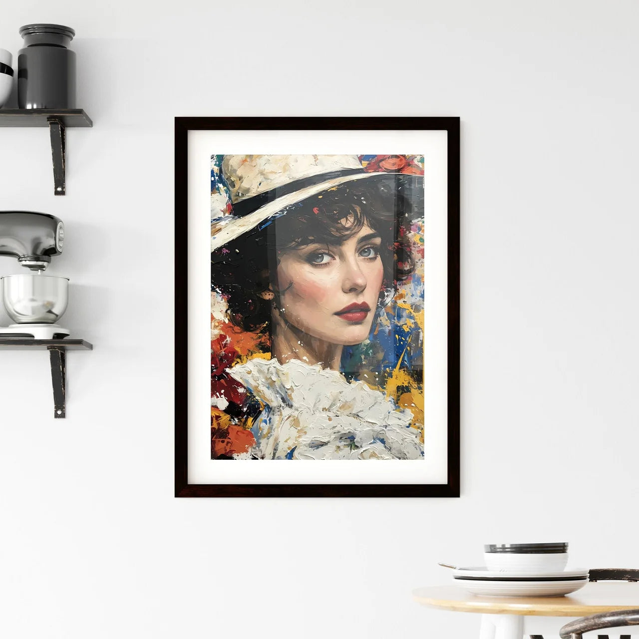A Poster of Mrs Framed Print
