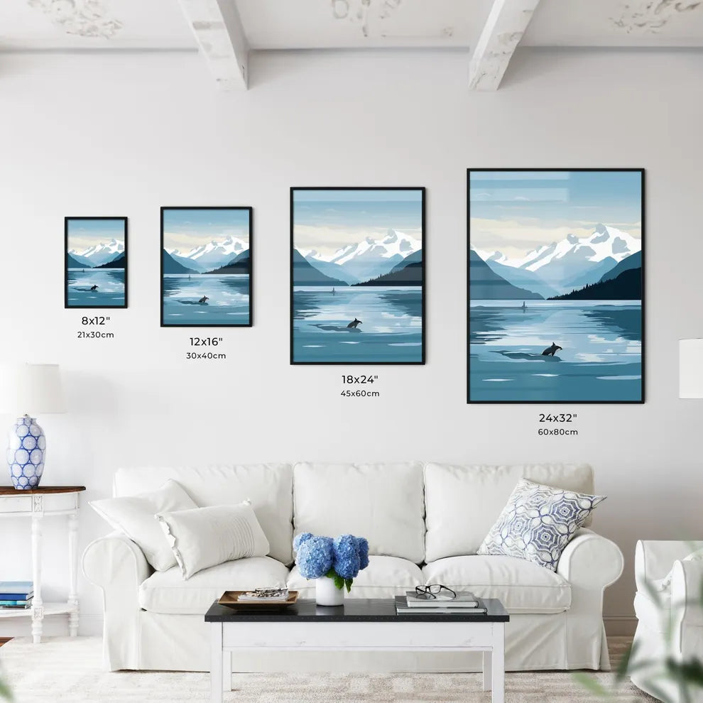 A Poster of glacier bay national park  Size Chart