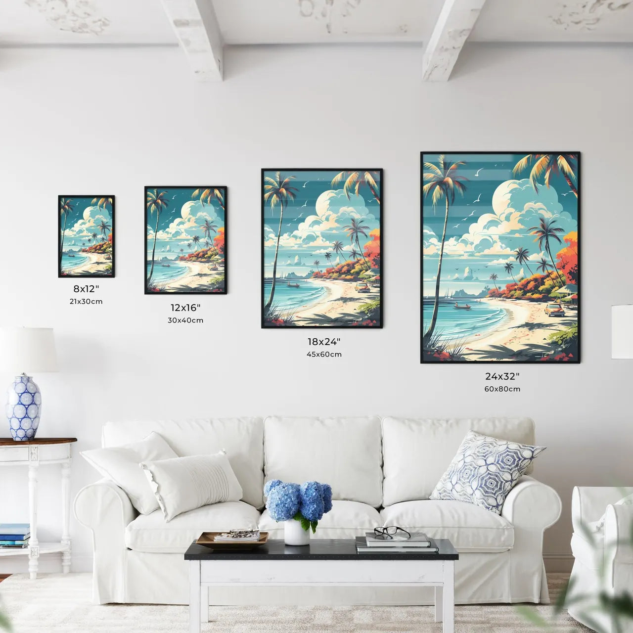 A Poster of Maldives travel Posters in retro - Kitchen Hangings