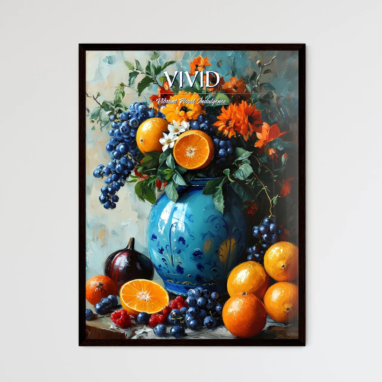 A Poster of impressionistic still life - A P - Framed Art Print