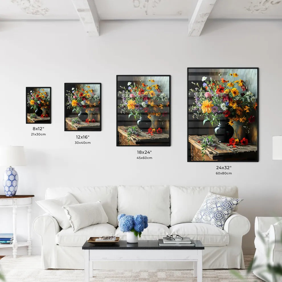 A Poster of flowers - A Vase Of Fl - Kitchen Hangings