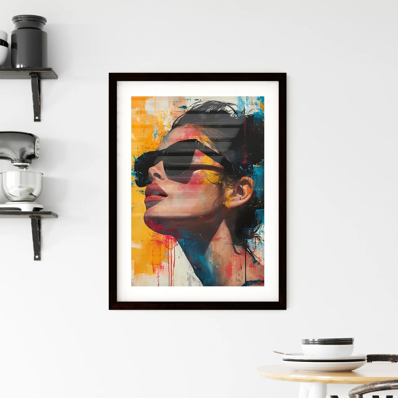 A Poster of Holly Golightly Breakfast at Tif Framed Print