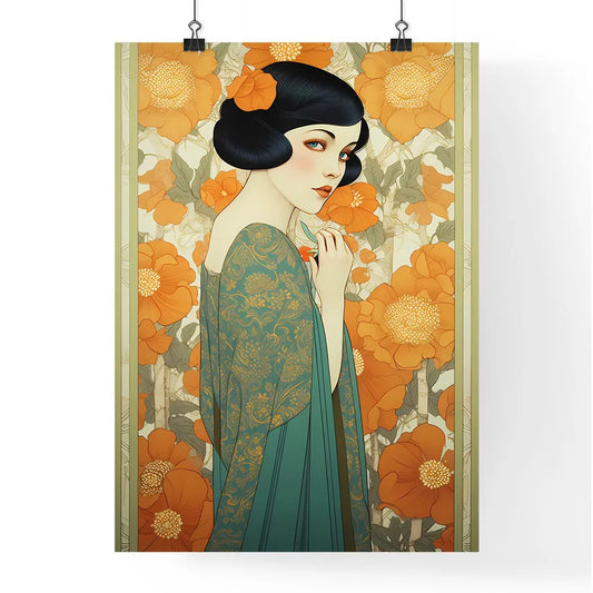 A Poster of portrait of an extremely beautif Poster