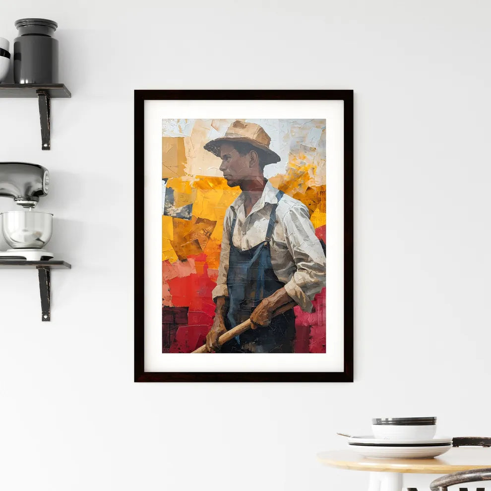 A Poster of gold prospector miner  Hangings