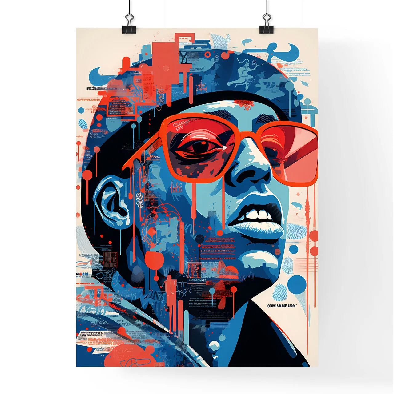 A Poster of illustration of 1979 rap song -  Poster