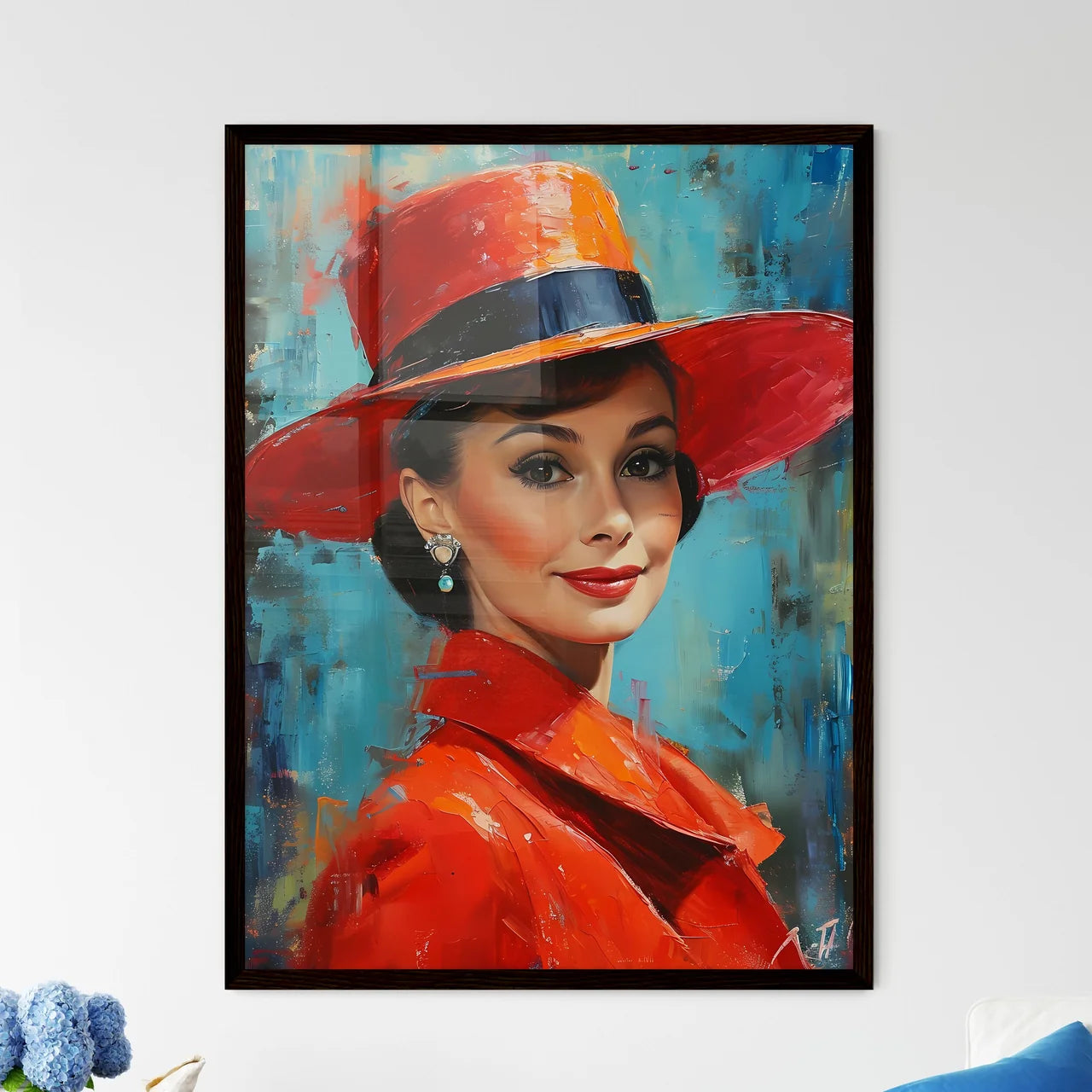 A Poster of Holly Golightly Breakfast at Tif - Framed Art Print