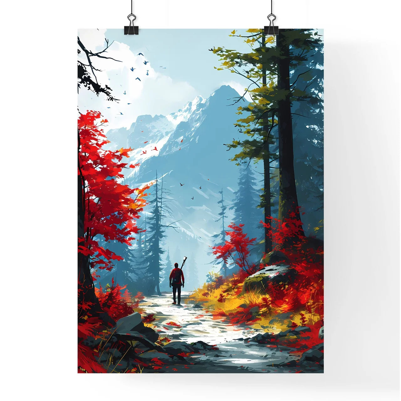 A Poster of traveling national parks around  Poster