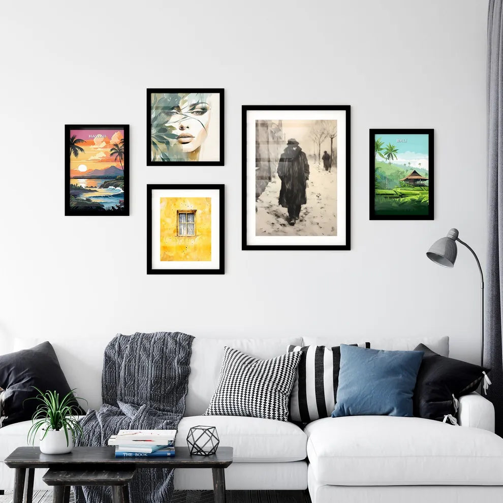 A Poster of charcoal drawing of a boshevik  Art Print